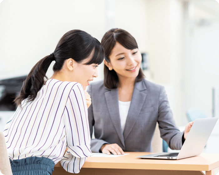 店舗に行く・オンライン相談する